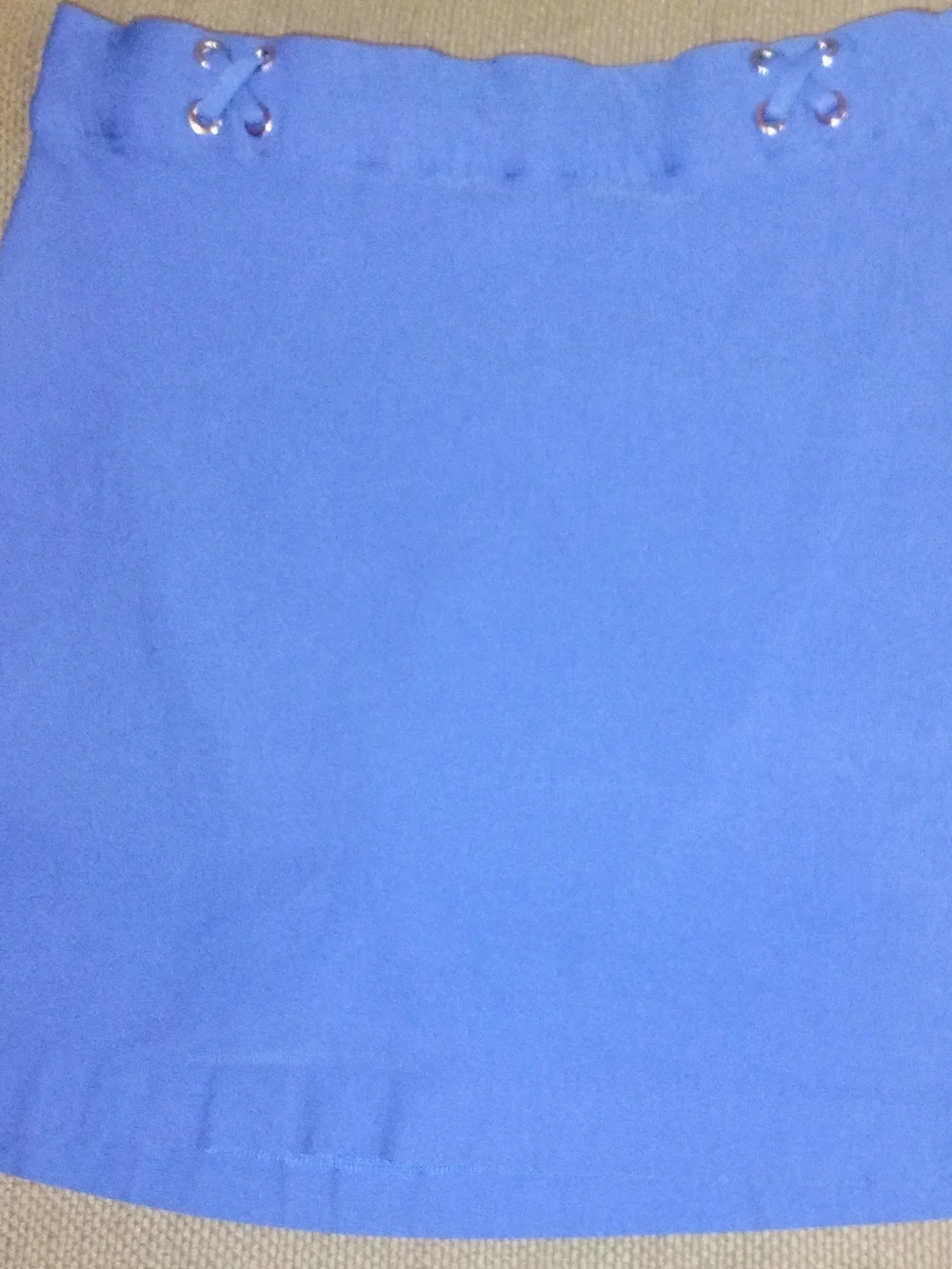 Rafaella Periwinkle Mini Skort with Eyelet Detail